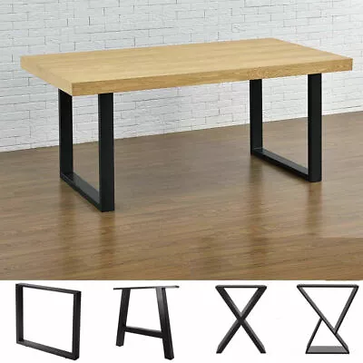 £39.99 • Buy 2PCS Metal Legs Table Bench Steel Leg Industrial Furniture Frame W/ Accessories
