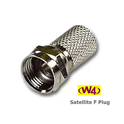 W4 Satellite F Plug - Caravan Accessories - TV - 37577 • £2.99