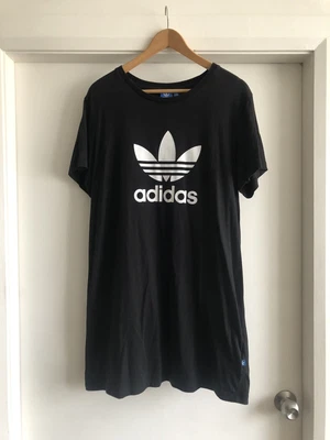 $35 • Buy Adidas Originals Women's Trefoil T-Shirt Dress Classic Bestseller Black Size XL