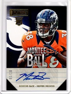 MONTEE BALL 2013 Panini Playbook Rookie Gold AUTO / AUTOGRAPH /10 • $11.99