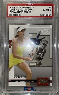 2005 Ace Maria Sharapova Signature Series Rookie RC PSA 9 /100 • $44.99