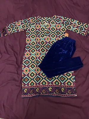 Normal Home Wear Kameez With Velvet Shalwar • £10