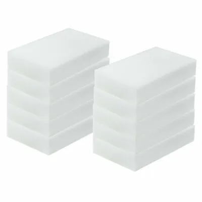 Magic Cleaning Sponges White X10 Eco Cleaning Supplies Stain Eraser Melamine • £3.49