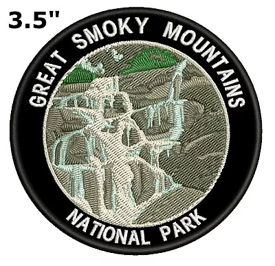 $4.95 • Buy Great Smoky Mountains National Park Embroidered Patch Iron-on / Sew-on Souvenir