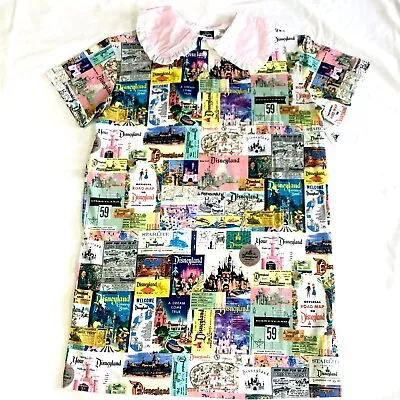 Disney100 Disneyland Dress Pink Mickey Mouse All Over Print MEDIUM - NEW • $66.95