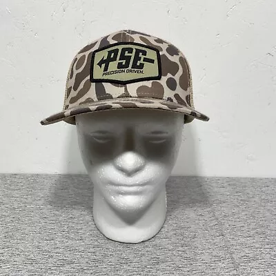 PSE Archery  Snapback Mesh Trucker Hat Tan/Camo • $20