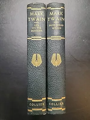 Set Of 3 Mark Twain Collier Authorized Editions Vintage HC 1917-1922 • $45.99