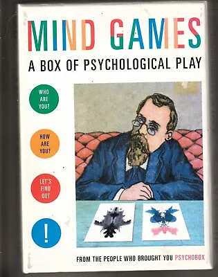 Mind Games A Box Of Psychological Play Shambhala Redstone Edition Complete • $9.99