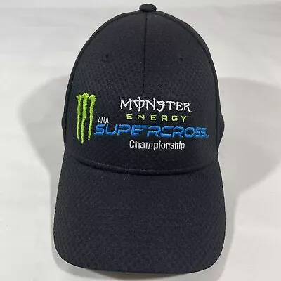 Monster Energy AMA Supercross FiM World Championship Stretch-Fit Hat Cap Mesh • $14.88