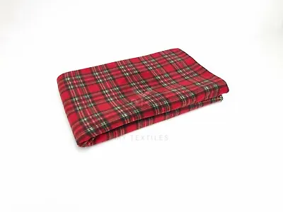 £7.85 • Buy Polar Fleece Tartan Check - Anti Pill Super Soft, Warm & Perfect For Blankets