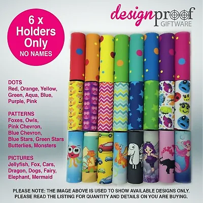 6 X Icy-Pole Holders - Zooper Dooper Iceblock - PATTERNS DOTS Or PICTURES ONLY • $37