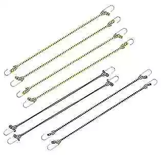  - 10  Mini Bungee Cords In Assorted Colors 8 Pack 8.0 • $6.25