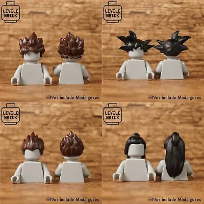 Leyile Brick Custom Minifigure HAIR Pieces -Pick Style! Amazing Detail • $3.30