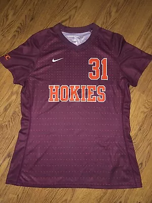 2013 Nike Virginia Tech Hokies #31 Game Worn Womens Soccer Jersey • $49.99