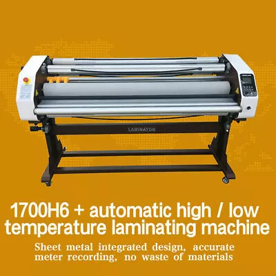 Upgraded 67'' Full-auto Take Up Large Hot/Cold Laminator Machine Wide Format USA • $3253.14