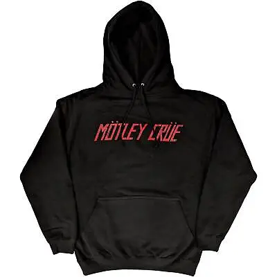 Motley Crue Unisex Pullover Hoodie: Distressed Logo • $44.95