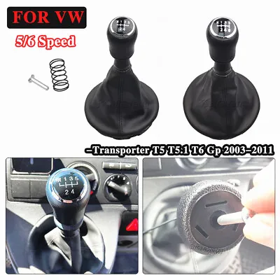 For VW Transporter T5 T6 2003 2004 2005 2006-2015 Gear Shift Knob Shifter Boot • $21.27