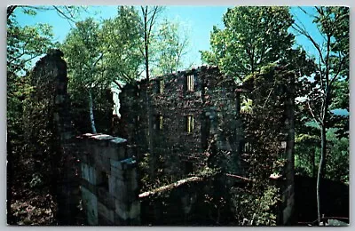 Vintage Postcard - Ruins Of Cellblock - Old New Gate Prison - East Granby CT • $3.50