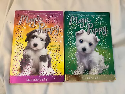 Lot Of 2 Magic Puppy Books (Sue Bentley Paperback) • $8.50