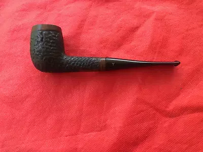 Colding Textured Briar Billiard  With Vulcanite Stem • $50