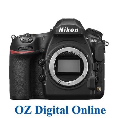 New Nikon D850 DSLR 45MP 4K WiFi Digital SLR Camera Body 1 Year Aust Wty • $3659