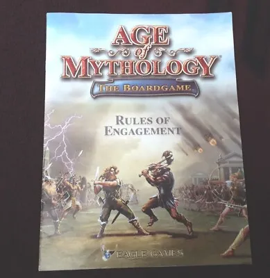 $9.90 • Buy Age Of Mythology Board Game Fantasy Replacement Instructions Rules Of Engagement