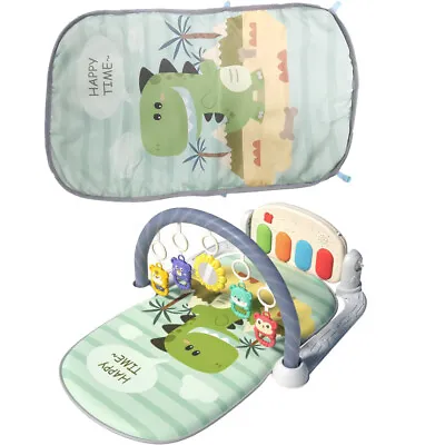 3in1 Play Gym Activity Foldable Play Mat Musical Piano Tummy Play Kick Stimulate • £17.59