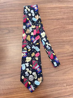 Designs By Anthony Movie Theater Popcorn Theme Men's Neck Tie Polyester • $12