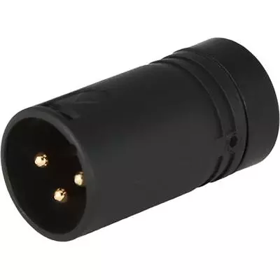 Cable Techniques LP R/A XLR 3-Pin Male Connector With B-Shell Large/Black Cap • $9.99