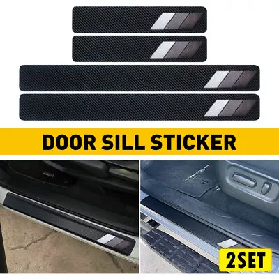 8x Car Door Sill Plate Step Threshold Protect Cover For Toyota Rav4 Camry Tacoma • $18.79