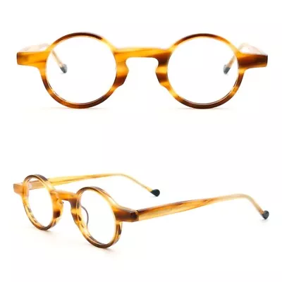 Mens Retro Round Eyeglasses Womens Vintage Eyewear Tortoise Glasses Frames • $32.19