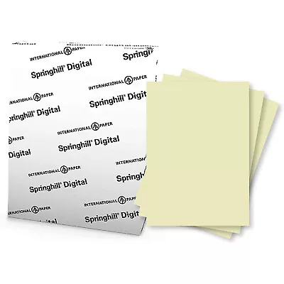 Springhill Digital Vellum Bristol Color Cover 67lb 8.5 X 11 Ivory 250 Sheets • $60.49