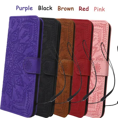 $11.39 • Buy Wallet Case For Samsung Galaxy S22 S21 S20 FE Plus Card Holder Slots Flip Cover