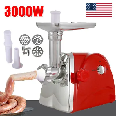 3000W Commercial Electric Meat Grinder Heavy Duty Sausage Maker Mincer Stuffer • $58.99