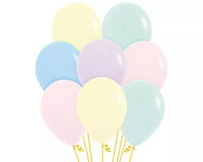 $12.50 • Buy 50 Pcs Sempertex 5 Inch Pastel Matte Assorted Latex Balloons