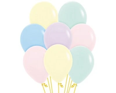 $12.50 • Buy 50 Pcs Sempertex 5 Inch Pastel Matte Assorted Latex Balloons
