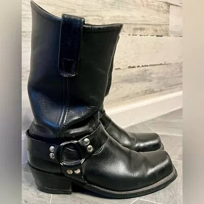Santa Fe Leather Motorcycle Boots Size 11.5 • $55