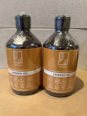 $19.99 • Buy Linseed Oil, Cura Lignum Natural Golden Shine Affect￼(2 Bottles)