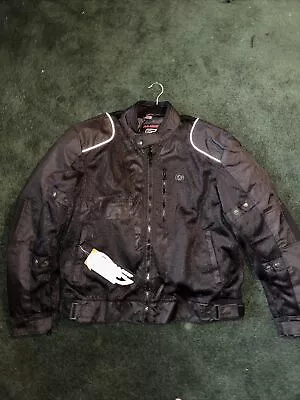 Fulmer 510 Outbreak Men's Street Riding Cruising Motorcycle Jackets 2XL • $29