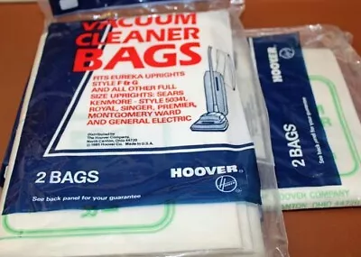 EUREKA Vacuum Bags ~ F & G F&G ~  Open & Full Pack 3 Bags Total • $10.99