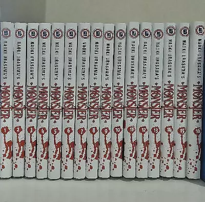 Monster Manga By Naoki Urasawa Vol:1-18 (END) English Version Comic - Fast Ship • $215