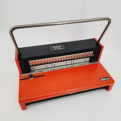 IBICO Bindex Comb 24-Ring Punch Binder CH8038 Zurich Swiss Seestrasse 346 • $34.99