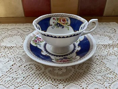 Queens Fine Bone China Cup And Saucer “LANGHAM” • £8.99