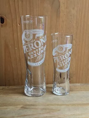 Peroni Pint & Half Pint Glasses Brand New • £11.99