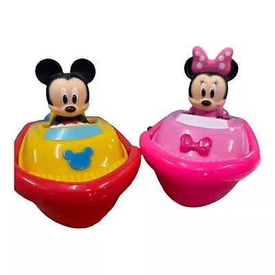 Disney Junior Mickey And Minnie Mouse Clubhouse Boat Bath Toys Set Of Two • $19.99