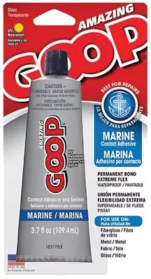 Amazing Goop 3.7oz Marine Contact Adhesive Clear Waterproof Sealant  6988984 • $6.89