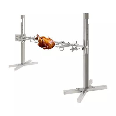 53 Inch Large Spit Roaster Rotisserie Chicken Electric BBQ Grill Pig Lamb Roast! • $152