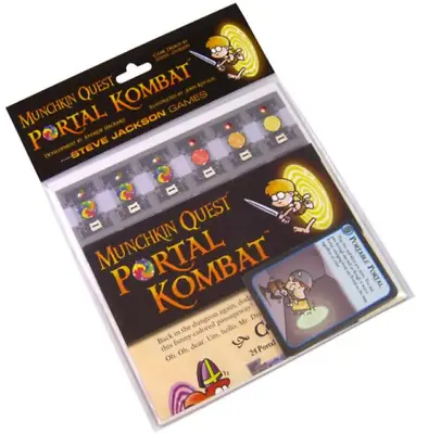 Munchkin Quest: Portal Kombat Board Game [Steve Jackason Fantasy Expansion] NEW • $49.99