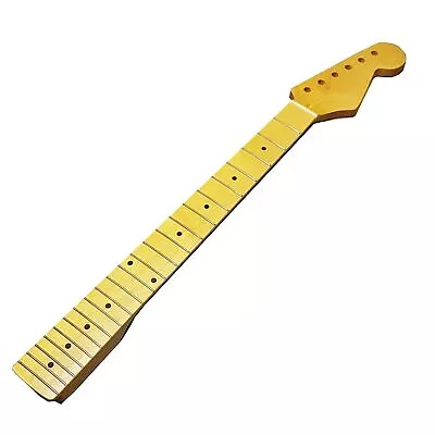 Maple Electric Guitar Neck DIY For ST Parts Replacement 22 Frets Ku • £29.39