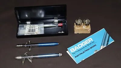 Vintage Badger Airbrush Lot W/ Accessories Made In USA • $95